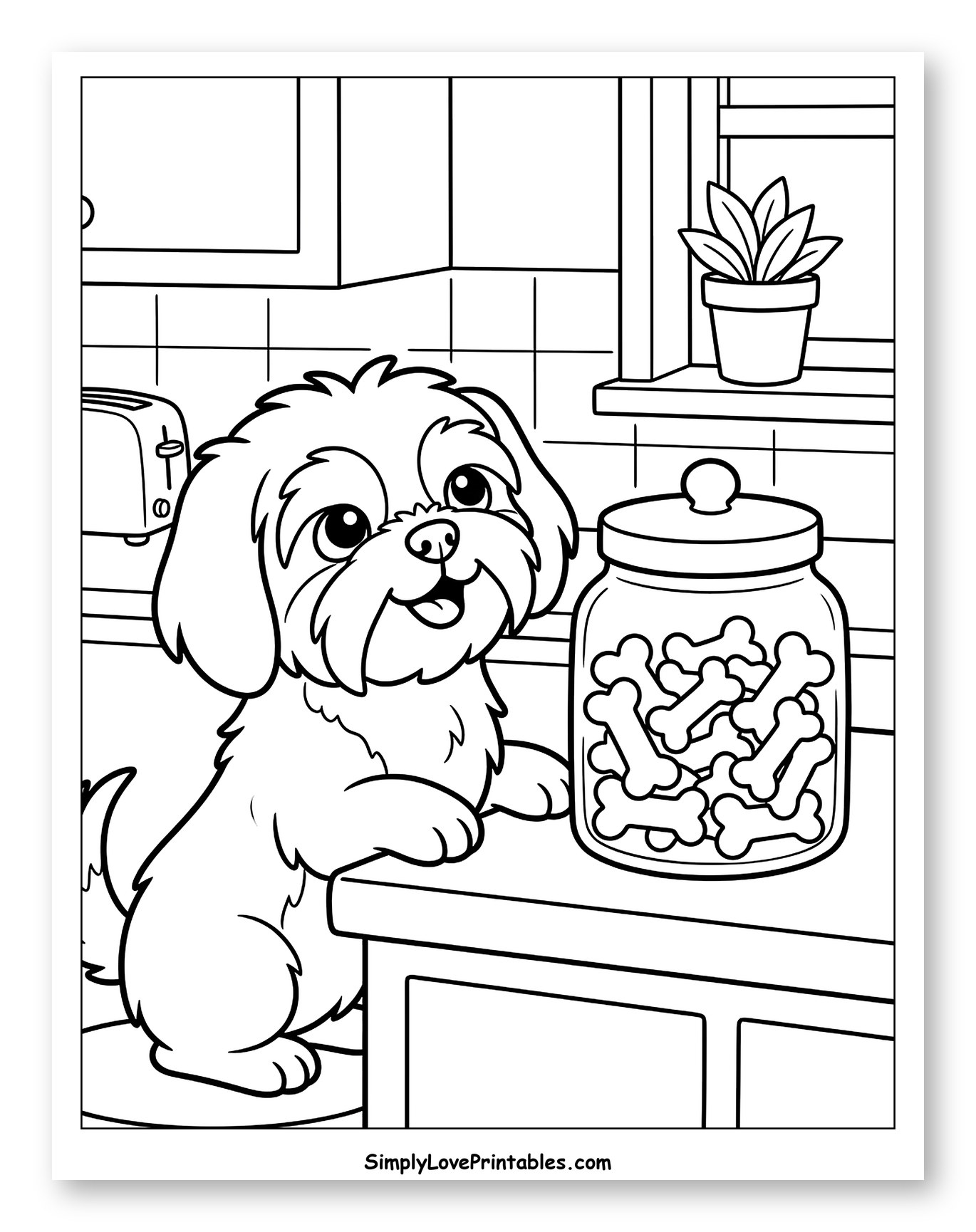 Shih Tzu Puppy Reaching for Dog Treats