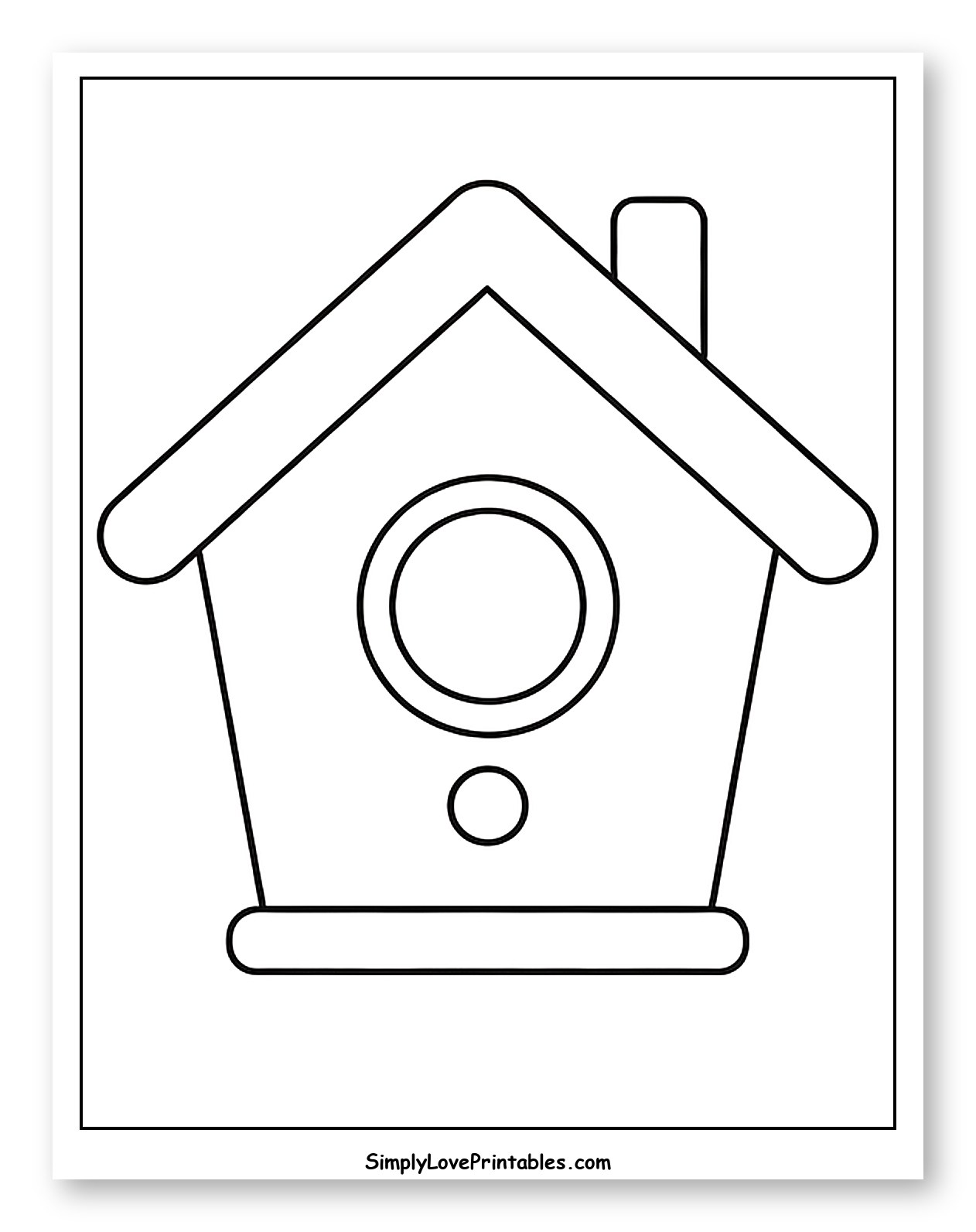 Simple Birdhouse with a Cloud