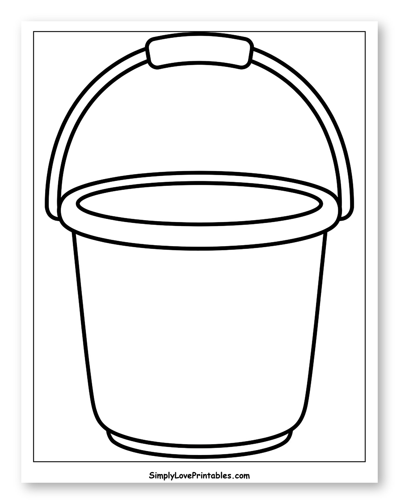 Simple Bucket with a Handle
