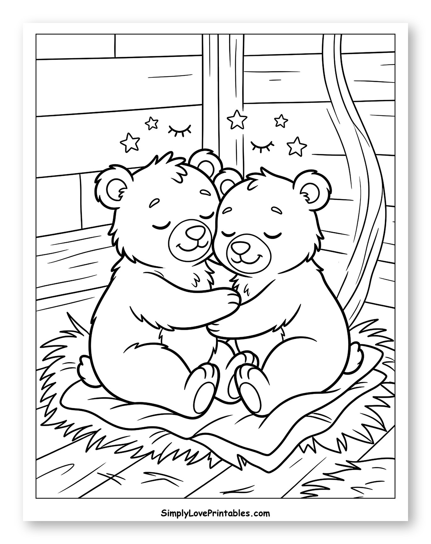 Sleepy Bears Inside the Ark