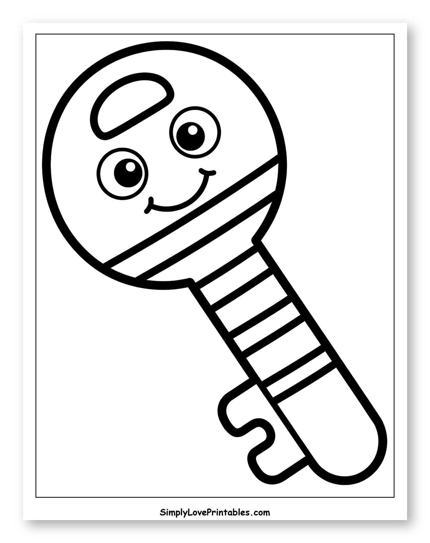 Smiling Cartoon Key