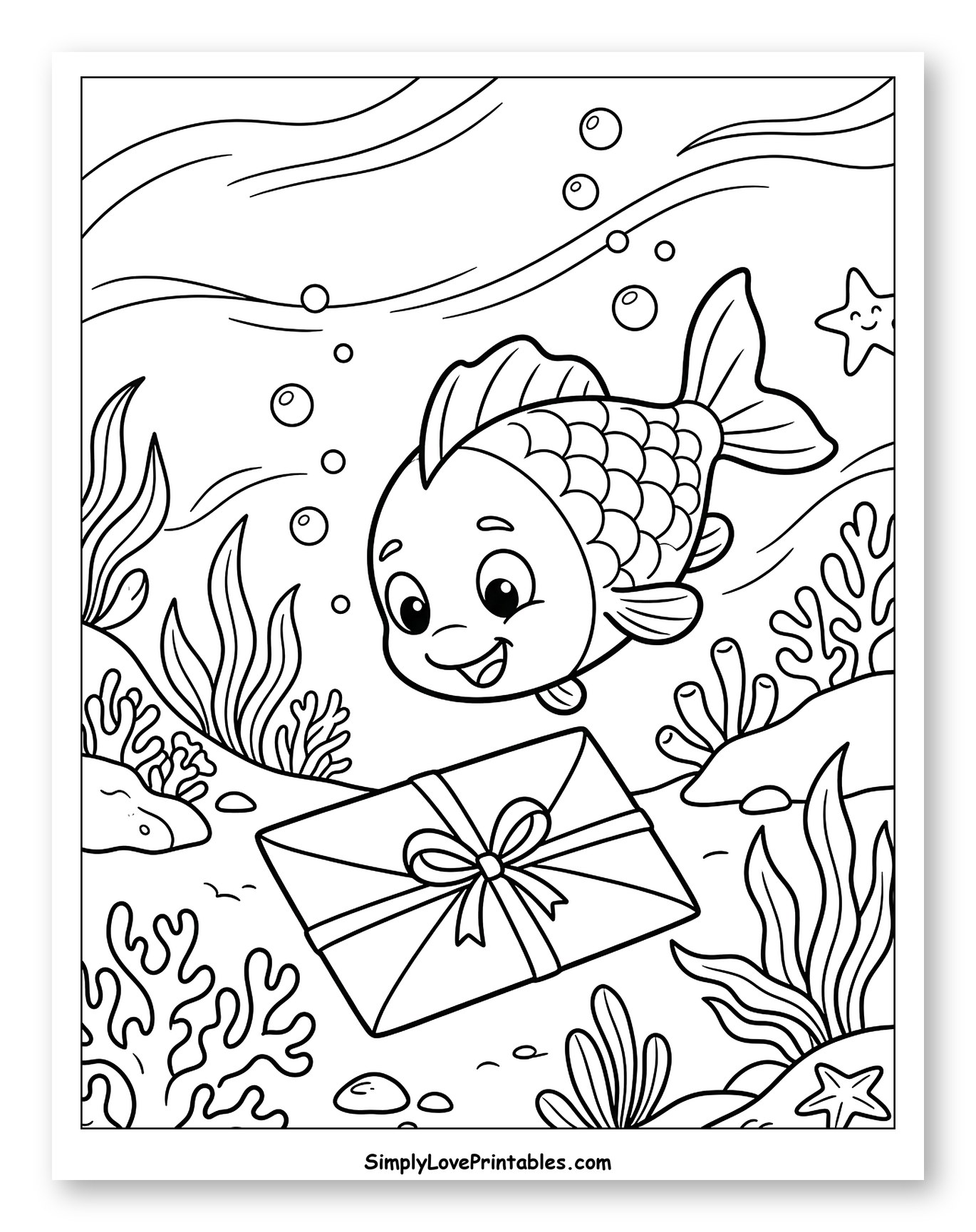 Smiling Fish Finds a Gift Envelope