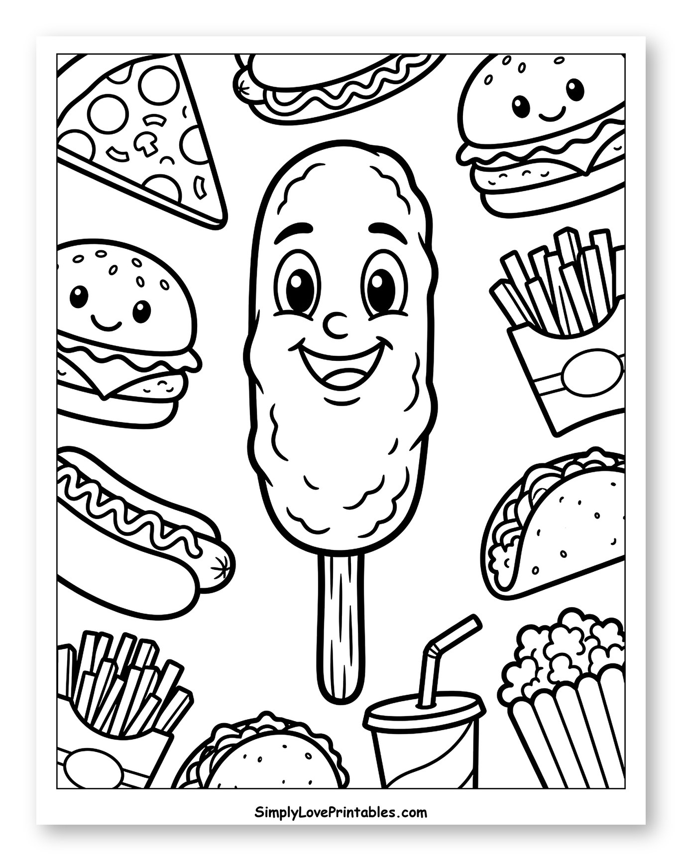 Smiling Ice Cream Bar and Fast Food Collection