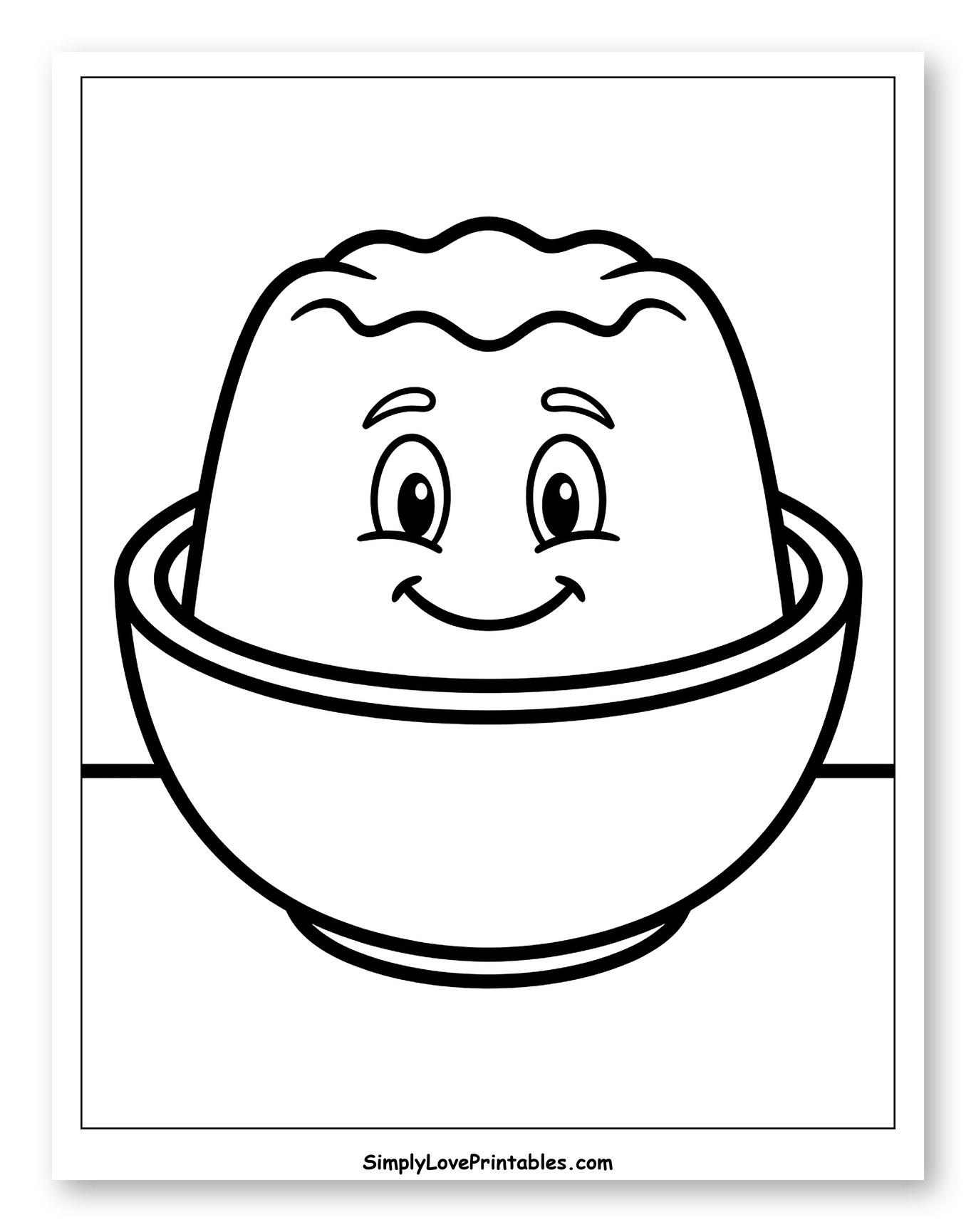 Smiling Jello in a Bowl