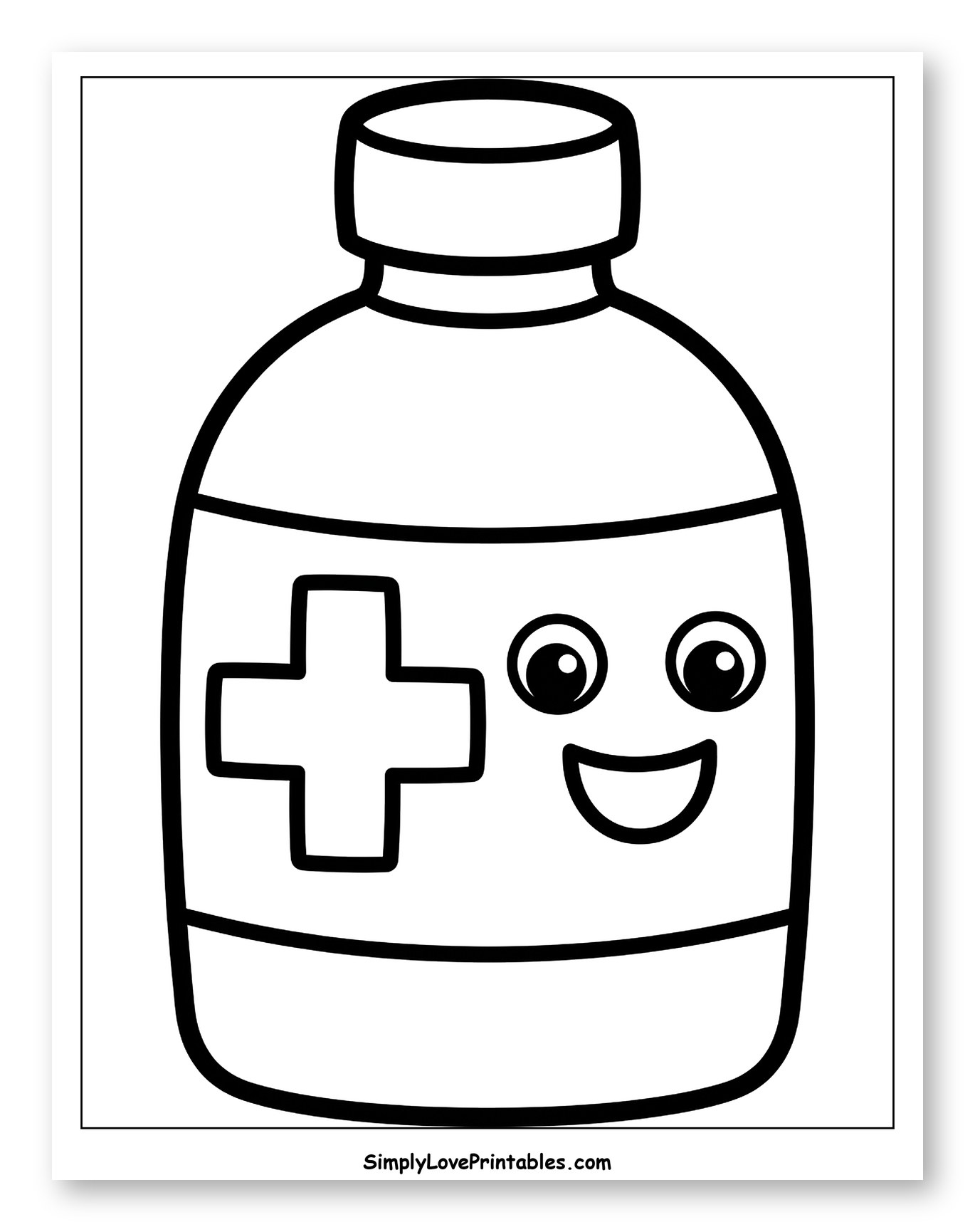 Smiling Medical Supply Bottle