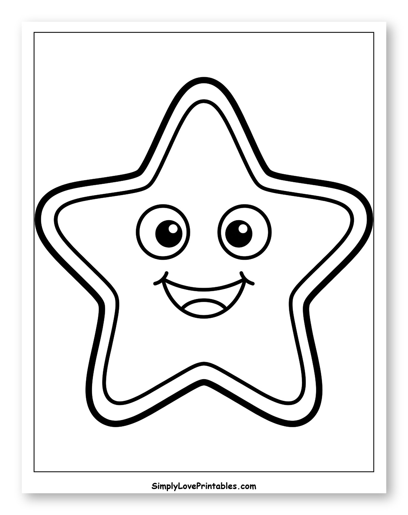 Smiling Star Shaped Biscuit