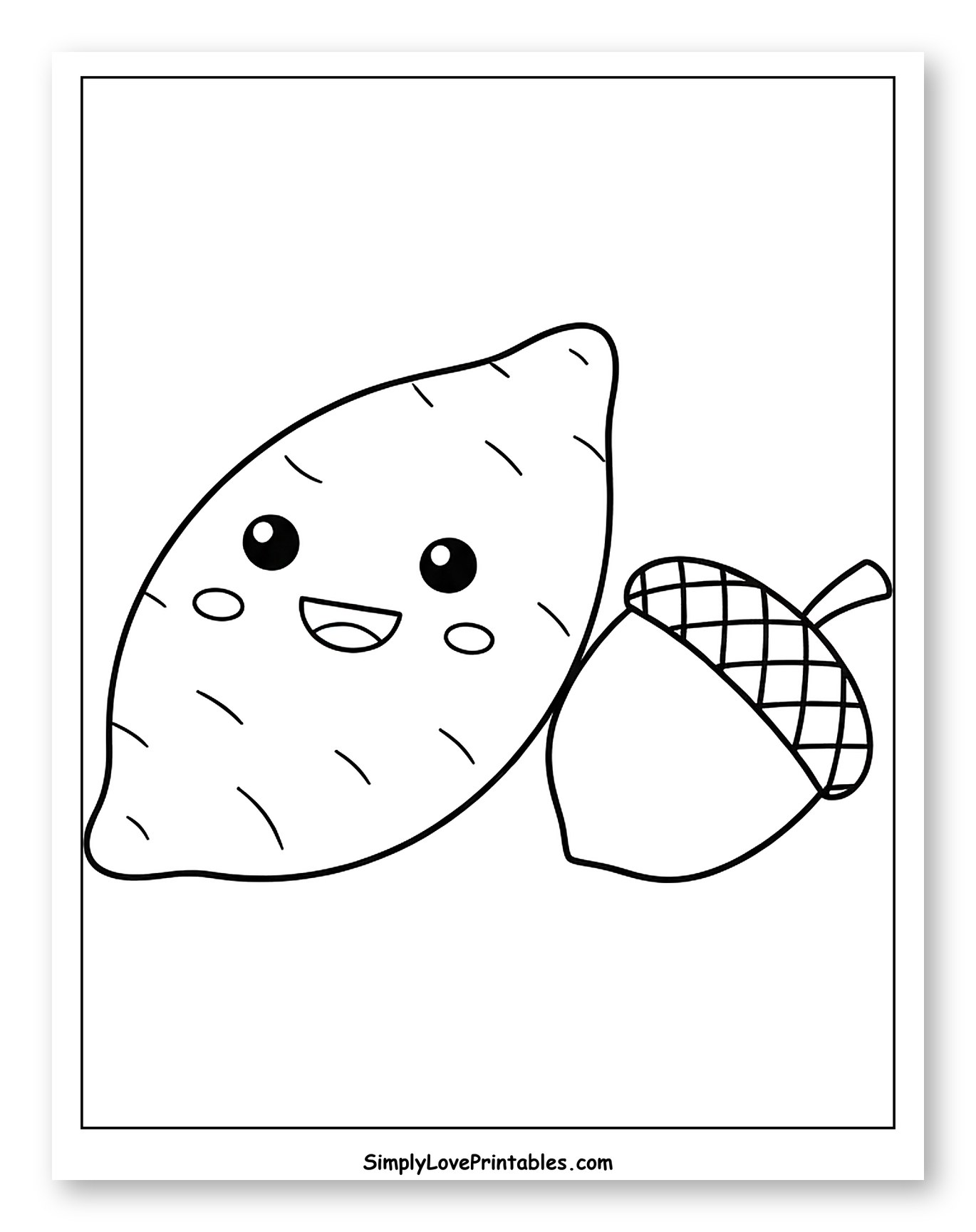 Smiling Sweet Potato and Acorn