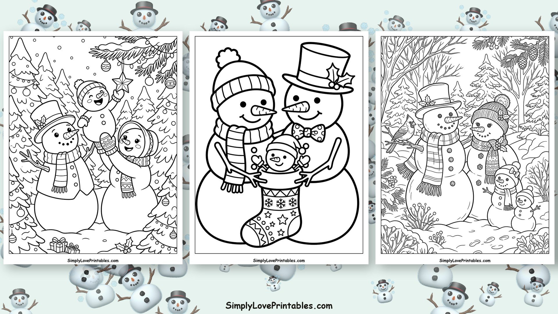 Snowman Family