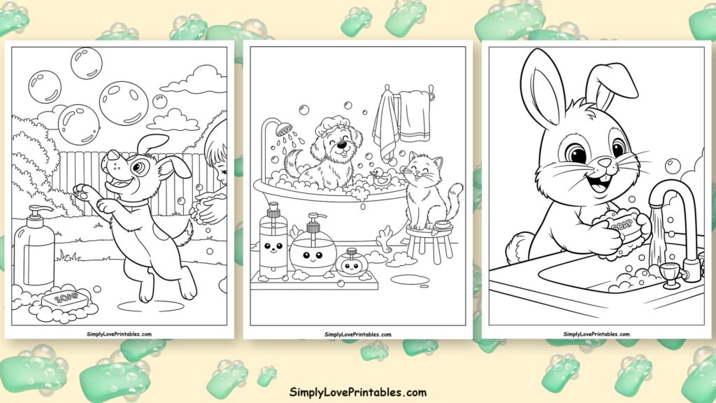 soap coloring pages featured image