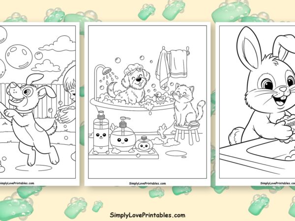 soap coloring pages featured image
