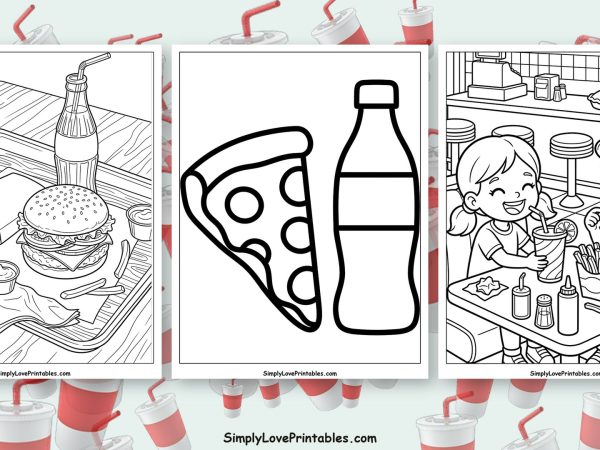 Soda coloring pages featured image