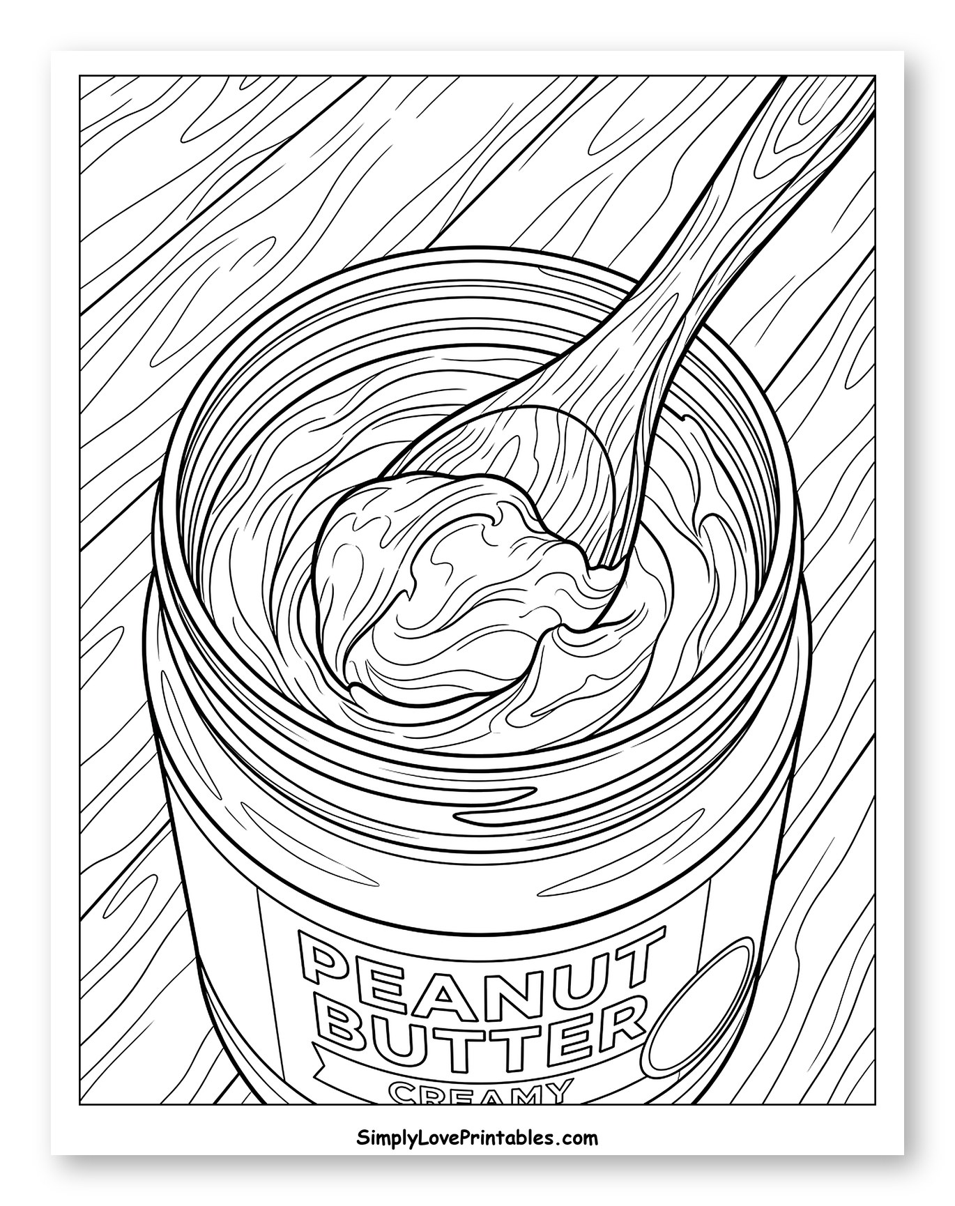Spoon in a Jar of Peanut Butter