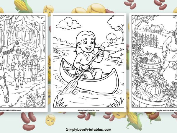 Squanto coloring pages featured image