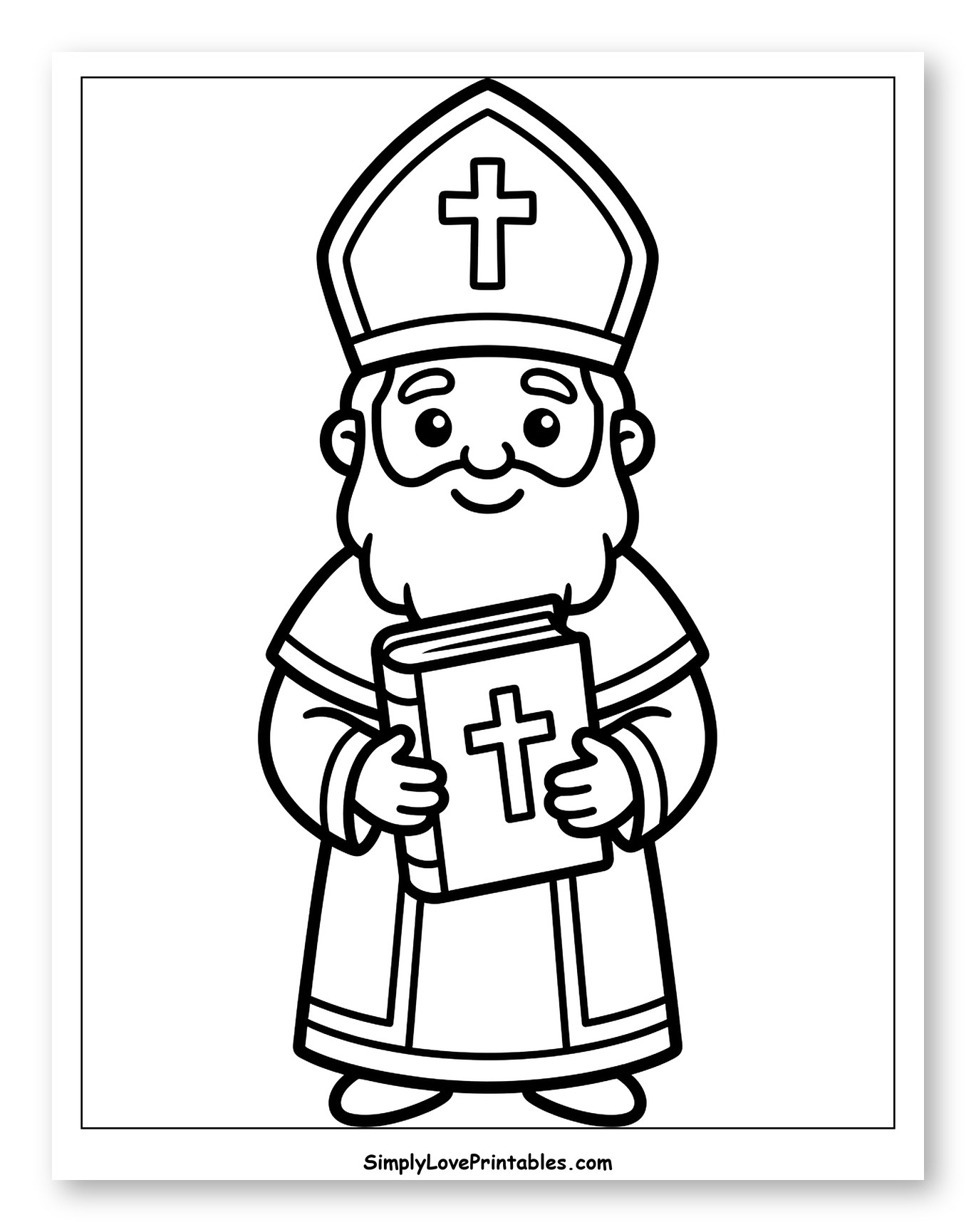 St. Nicholas Holding a Holy Book