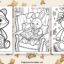 Stuffed animal coloring pages featured image