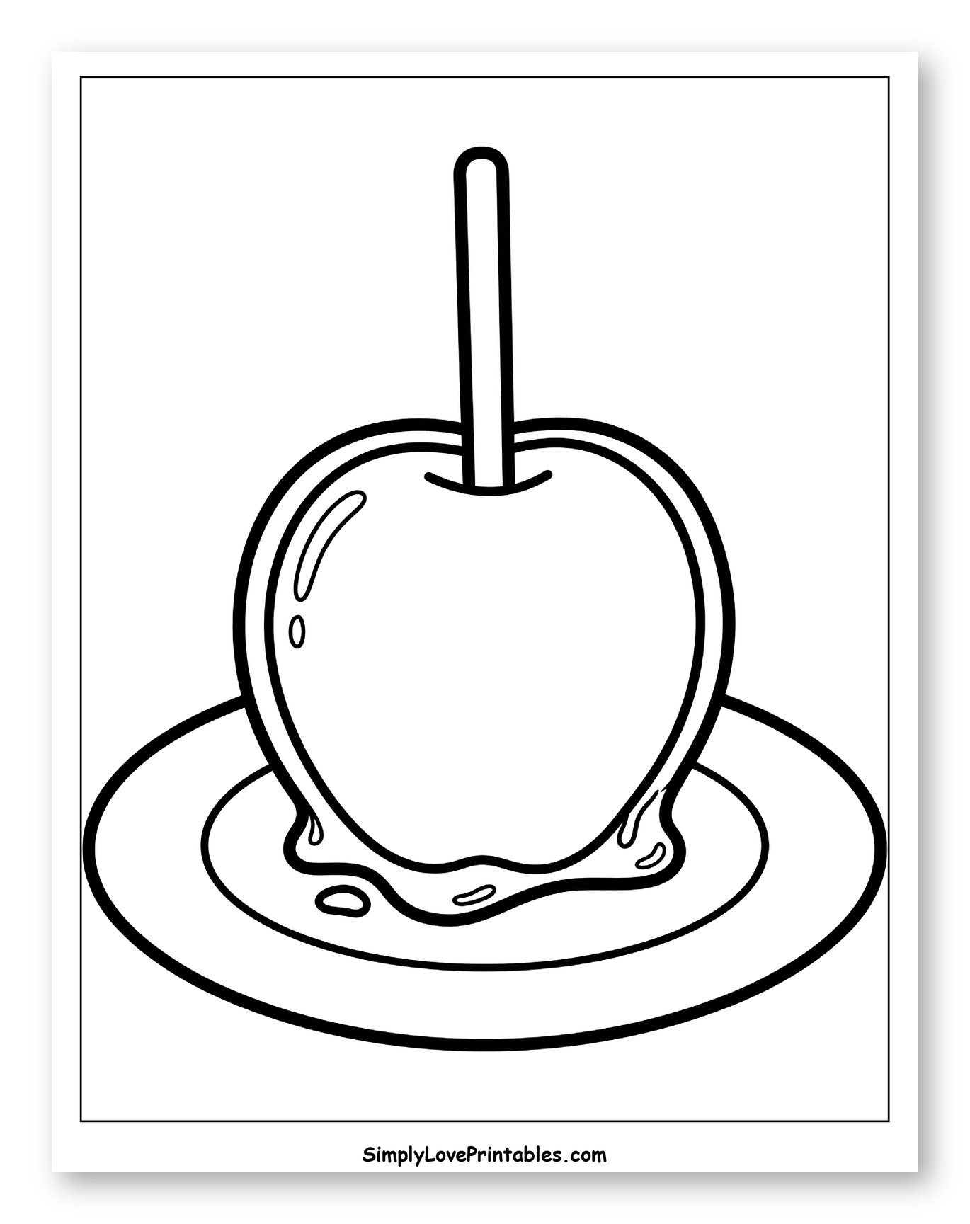 Sweet Caramel Apple Treat on Dish