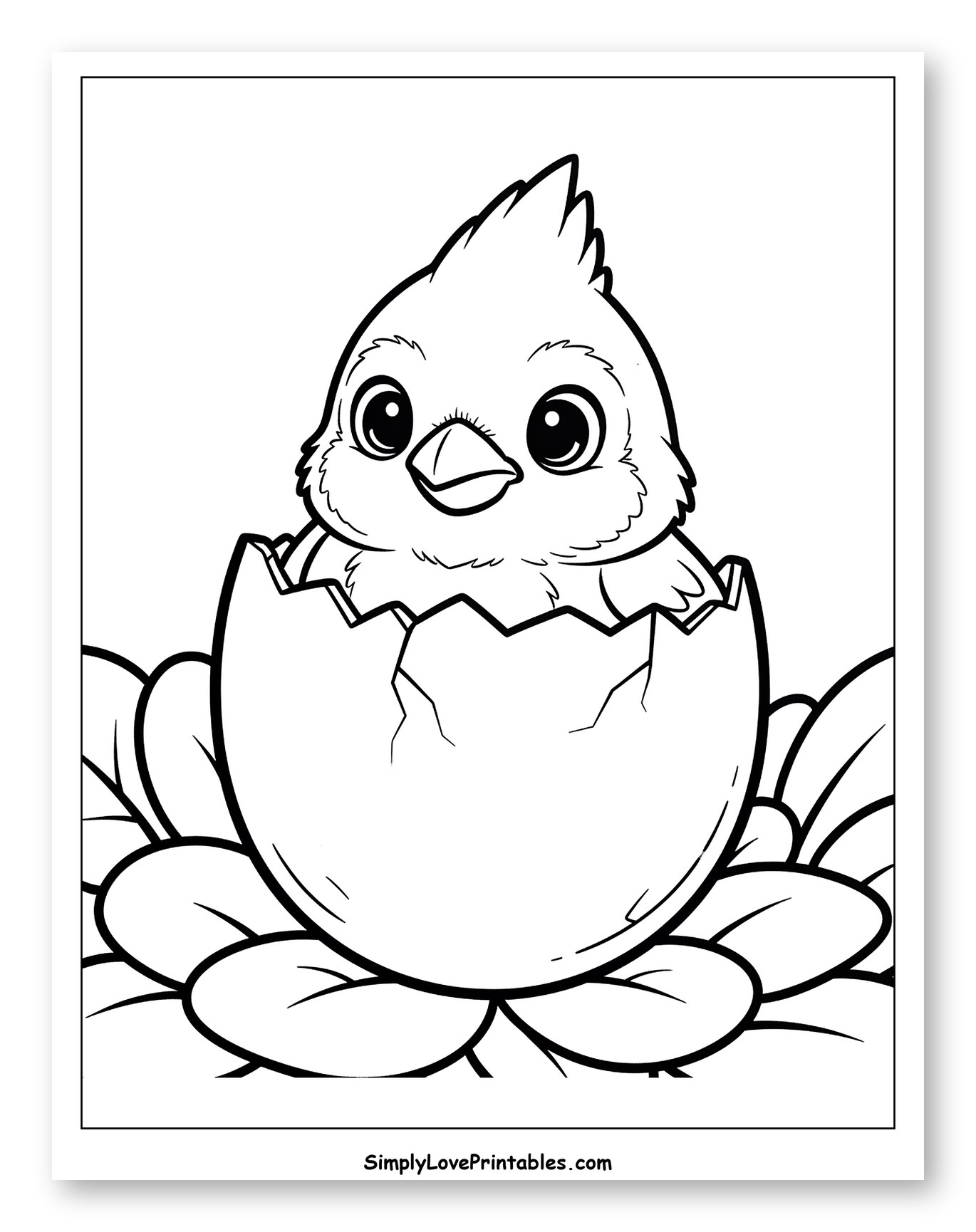 Sweet Cardinal Chick Hatching