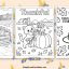 Thankful coloring pages featured image