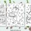 thanksgiving dinosaur coloring pages featured image