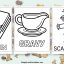 Thanksgiving for toddlers coloring pages featured image