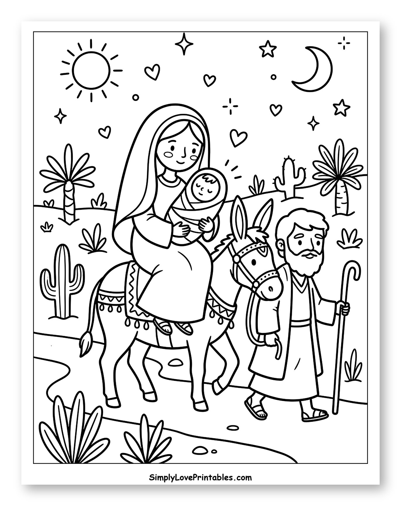 The Holy Family's Desert Trek