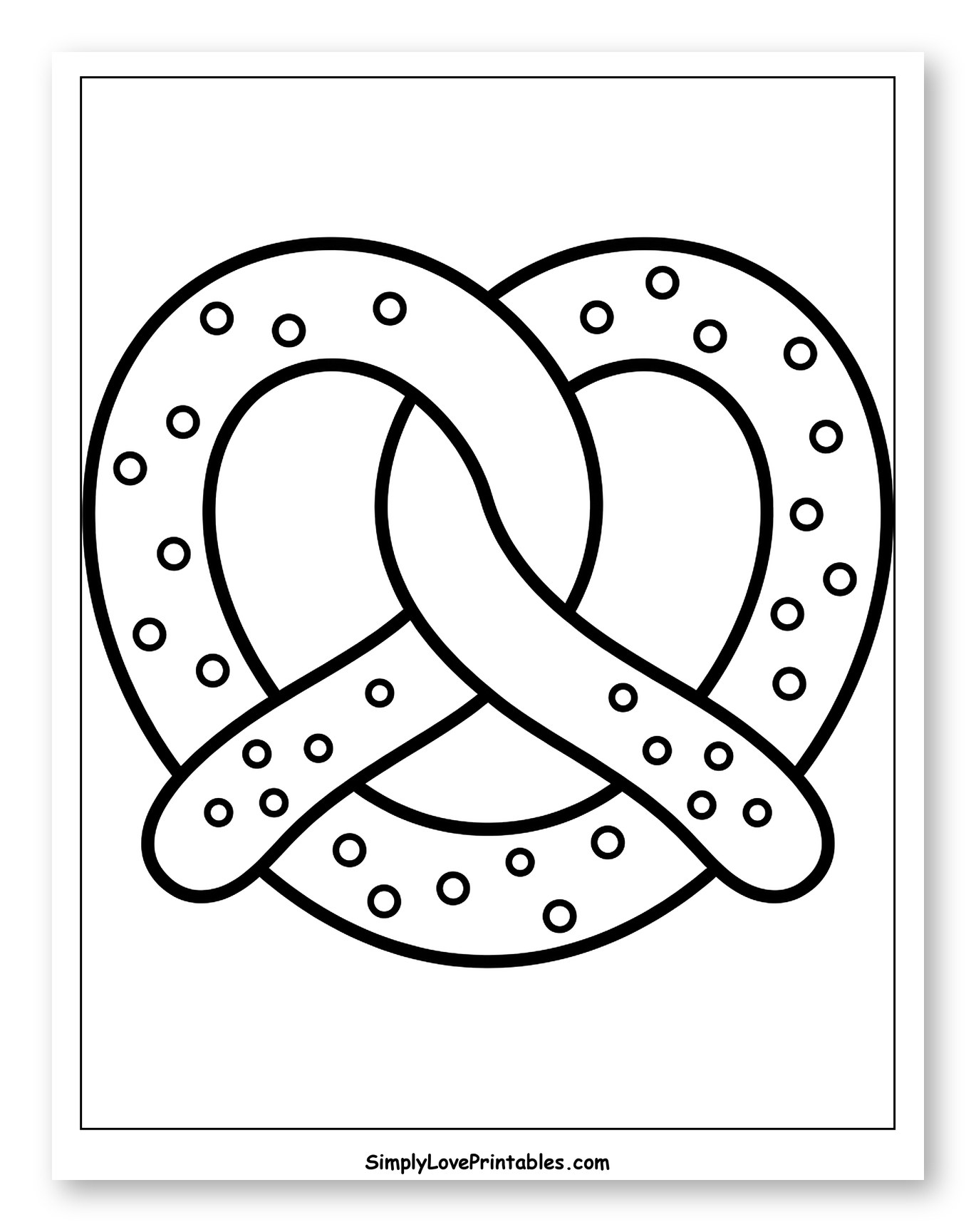Traditional Pretzel with Salt Sprinkles