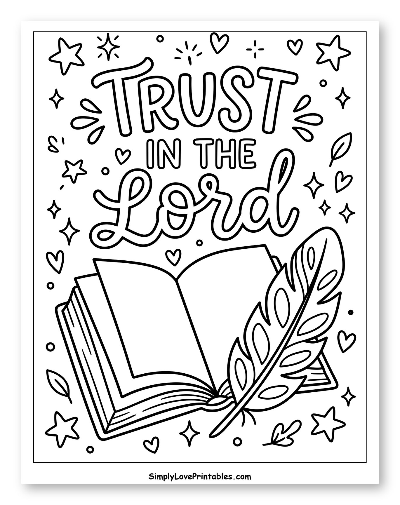 Trust in the Lord with Open Book