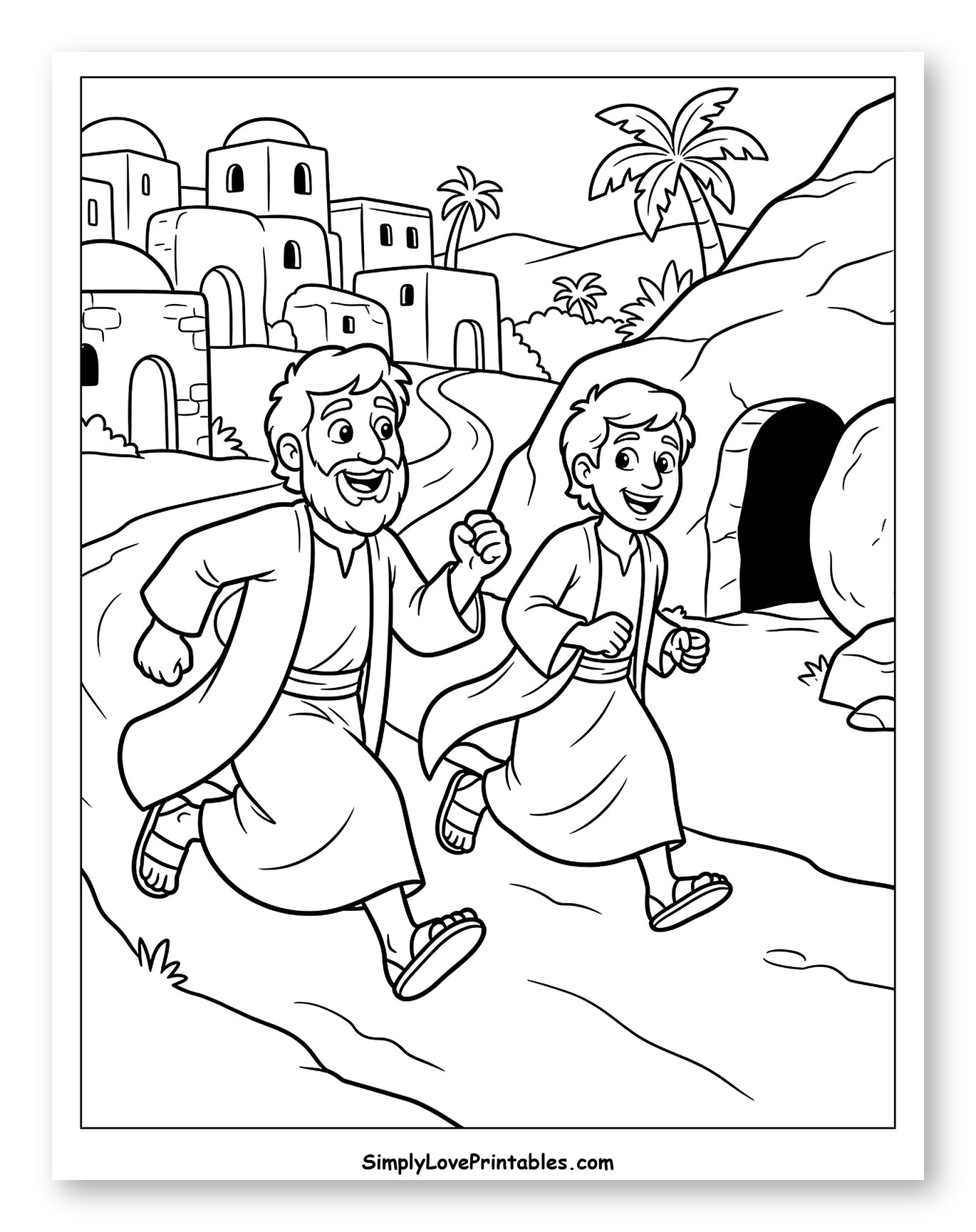 Two Disciples Running to the Empty Tomb
