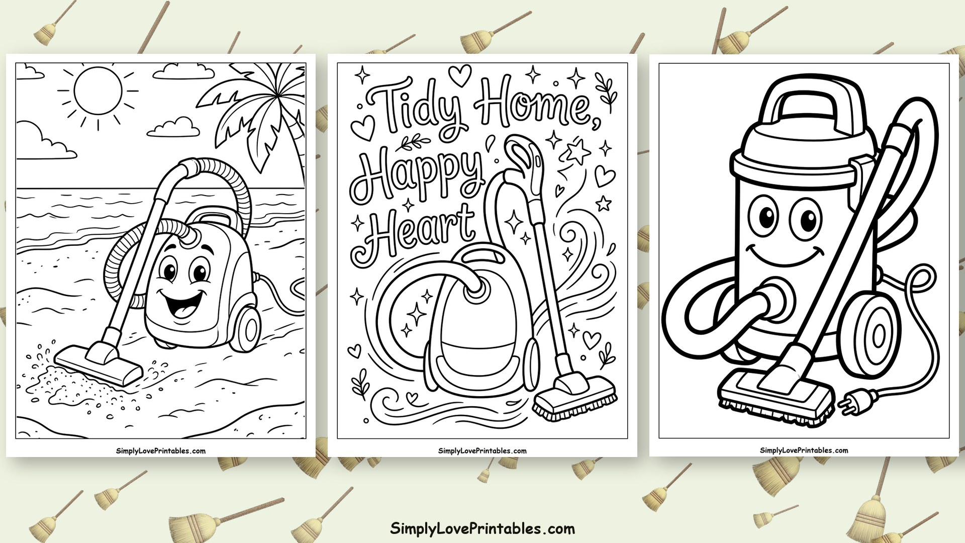 22 Vacuum Cleaner Coloring Pages (Free PDF Printables)