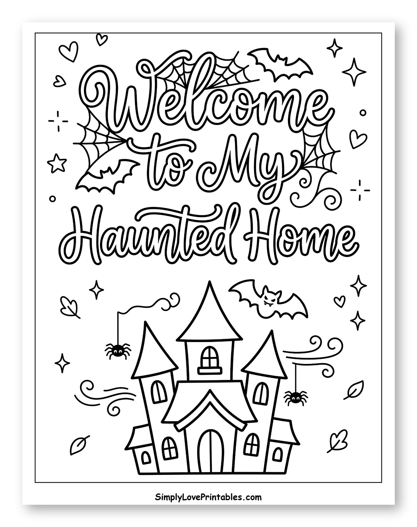 Welcome to My Haunted Home with Spooky Decorations