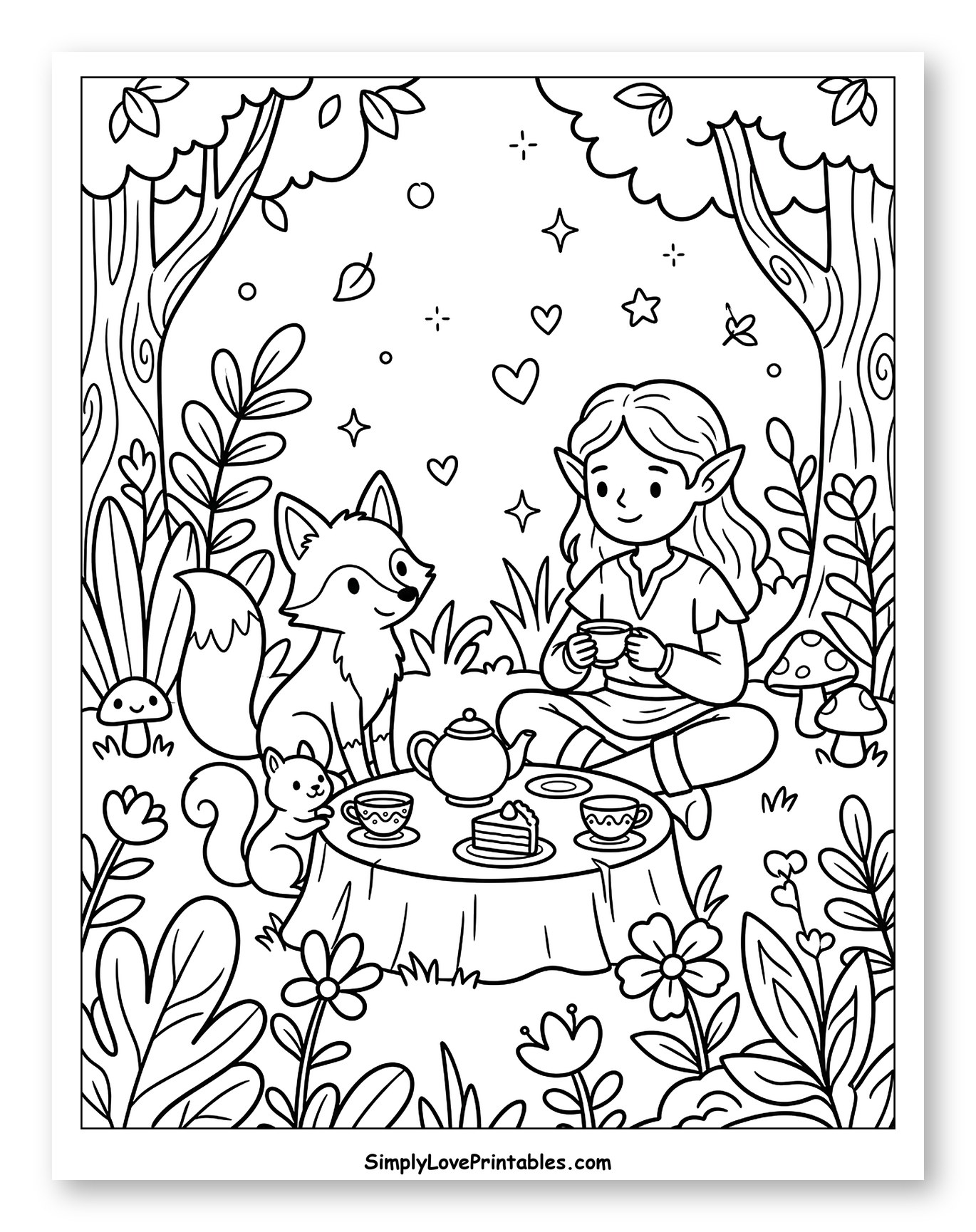 Woodland Tea Party with Magical Friends